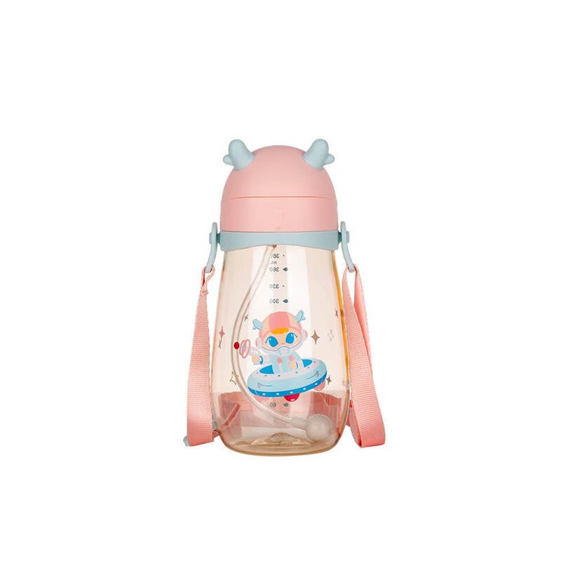Bình Nhựa Trẻ Em Chú Hươu Nhỏ LocknLock - 450ml - 2 Màu (Xanh Mint, Hồng) - HAP910 image number null